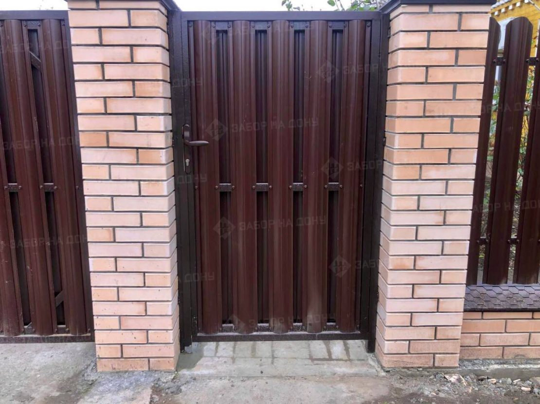 Калитка из евроштакетника  в Тимашевске